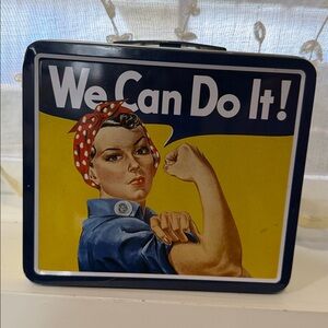 NWOT Smithsonian Rosie We Can Do It Tin Box